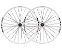 Koło przód/tył 28/28 9 rz c.lock drut białe