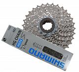 Zestaw Kaseta Shimano DEORE CS-HG50 + Łańcuch DEORE HG53