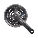 Mechanizm Korbowy 8rz Czarny FC-M361 42/32/22 170mm